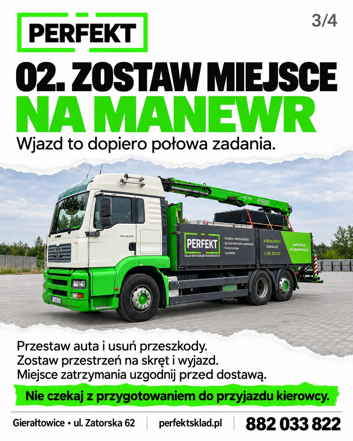 Dostawa bez niespodzianek — slajd 3 karuzeli dla Perfekt Składu