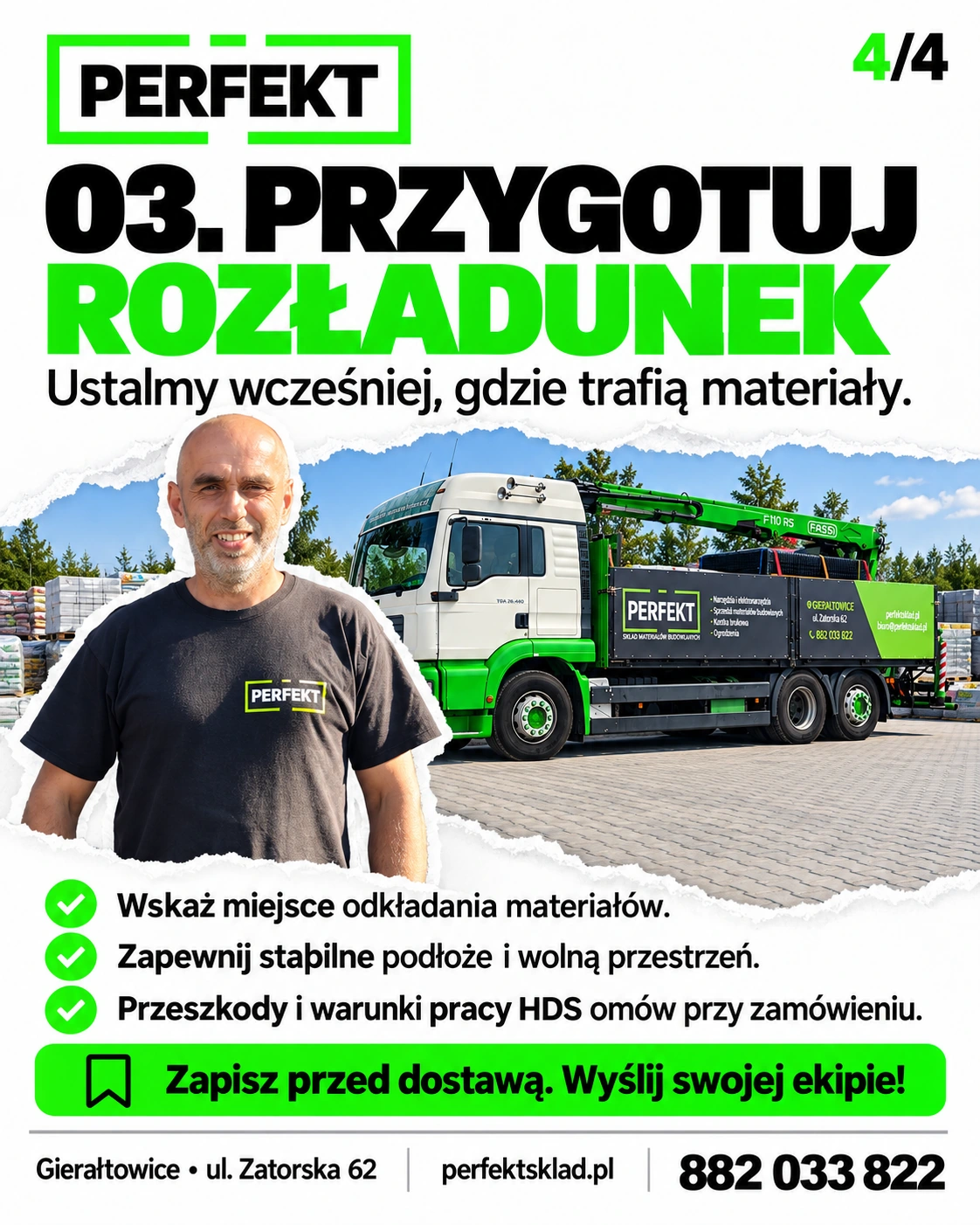 Dostawa bez niespodzianek — slajd 4 karuzeli dla Perfekt Składu